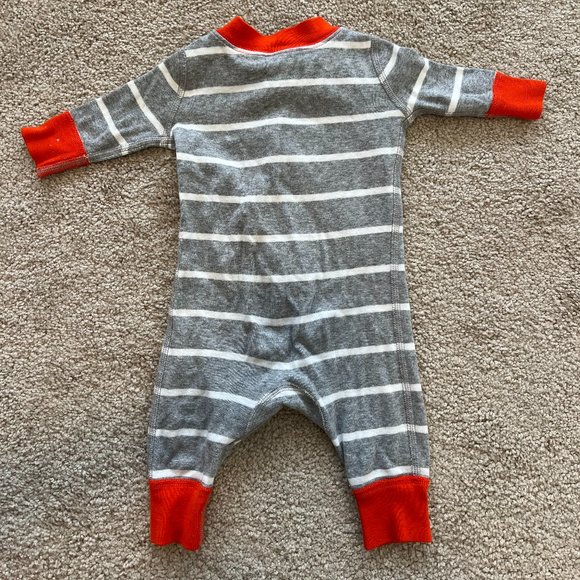 Hanna Andersson 0-3 50 Halloween Spooky Skeleton Sleeper - Picture 2 of 2